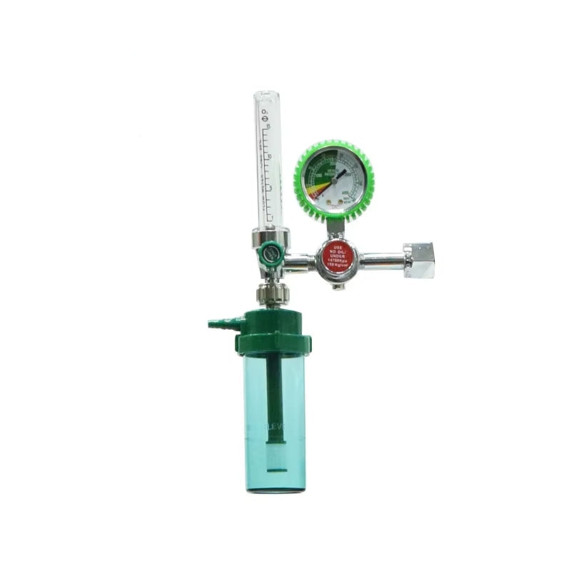 Kit de regulador de oxígeno medicinal CGA540 con flujómetro, manómetro y humidificador Airprov